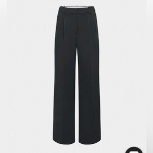 Babaton Black Wide Leg Fully Lined Trousers